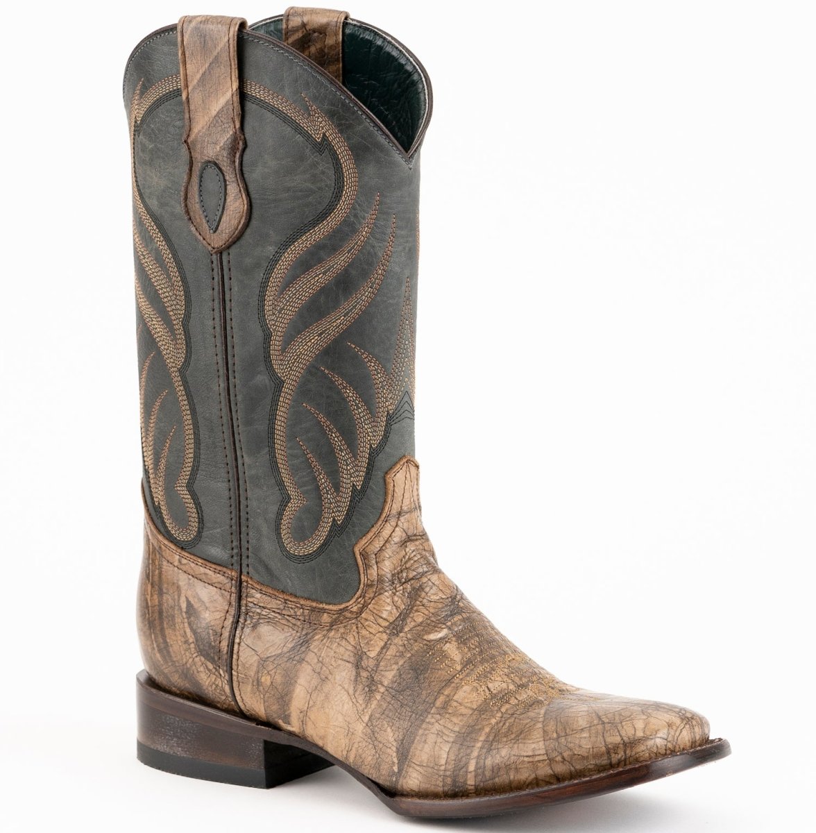 Ferrini Men's Blaze Hunter Square Toe Boots Handcrafted - Oak - Ferrini Boots