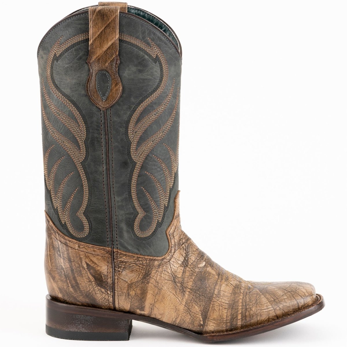 Ferrini Men's Blaze Hunter Square Toe Boots Handcrafted - Oak - Ferrini Boots