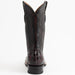 Ferrini Men's Dakota Hornback Caiman Boots - Square Toe Handcrafted Black Cherry - Ferrini Boots