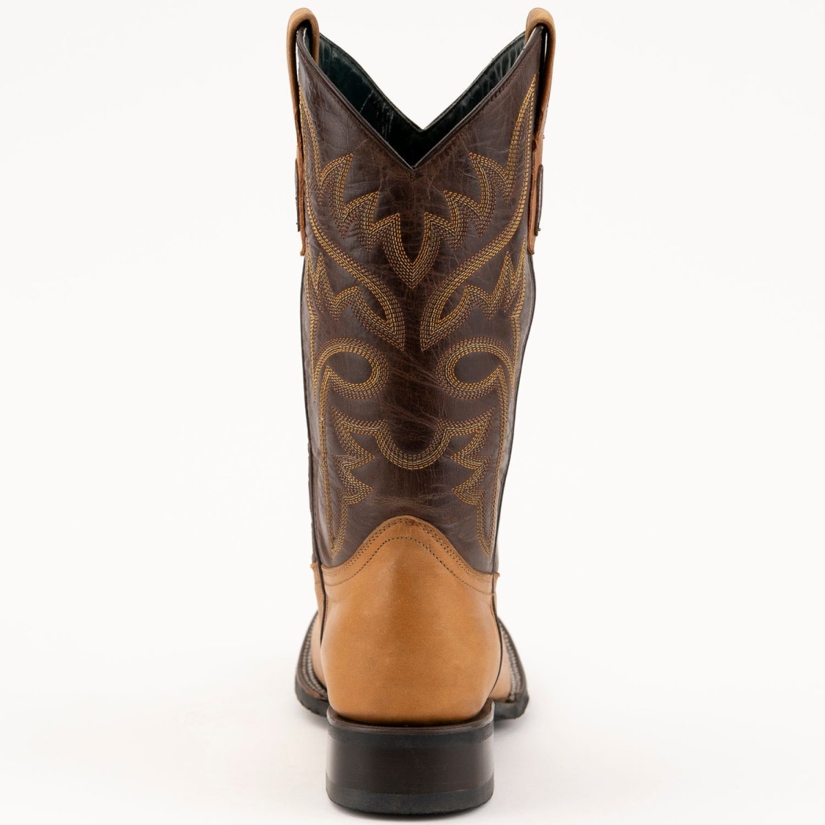 Ferrini Men's Kingston Rubber Sole Boots Handcrafted - Antique Saddle - Ferrini Boots