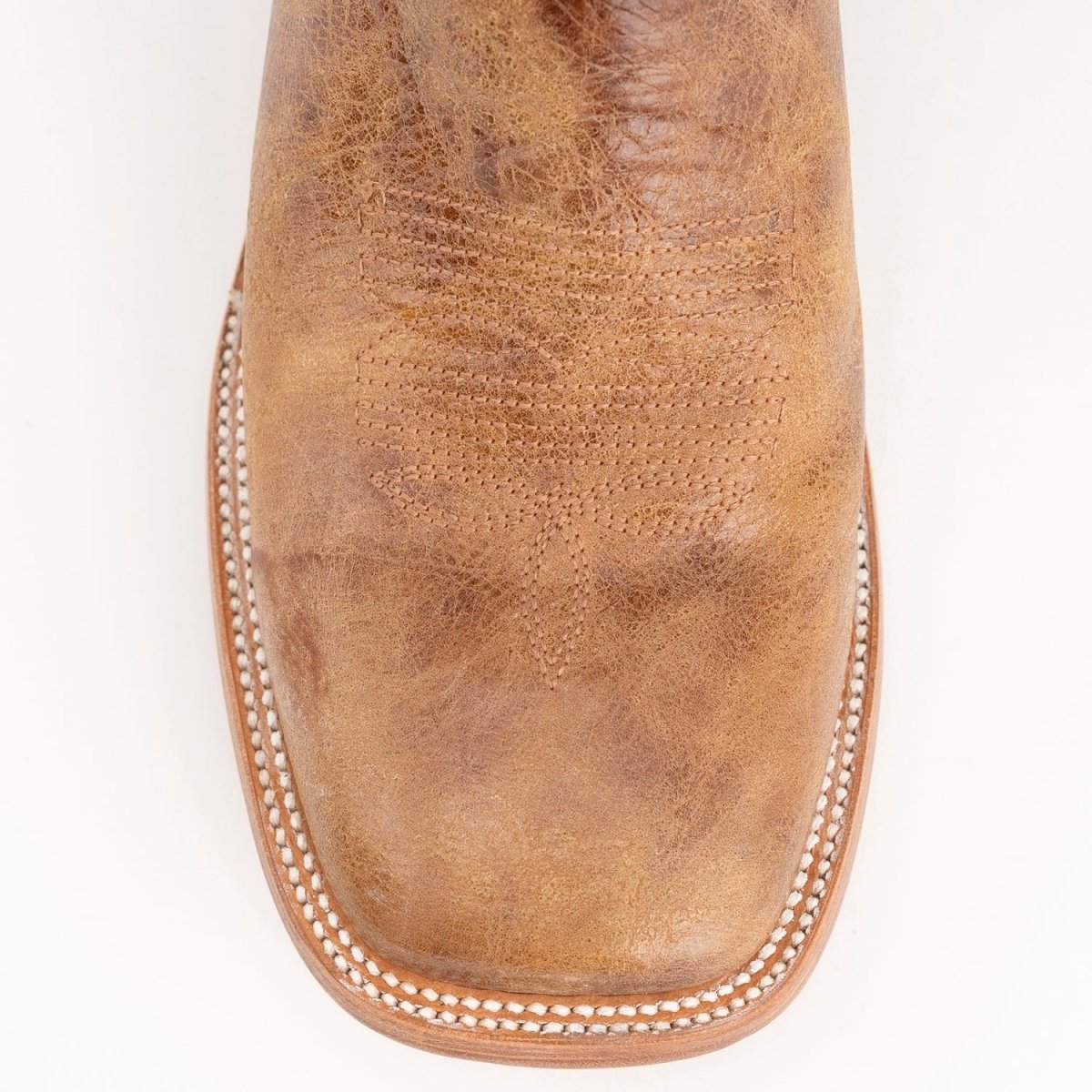 Ferrini Men's Maddox Leather Boots Handcrafted - Antique Saddle - Ferrini Boots