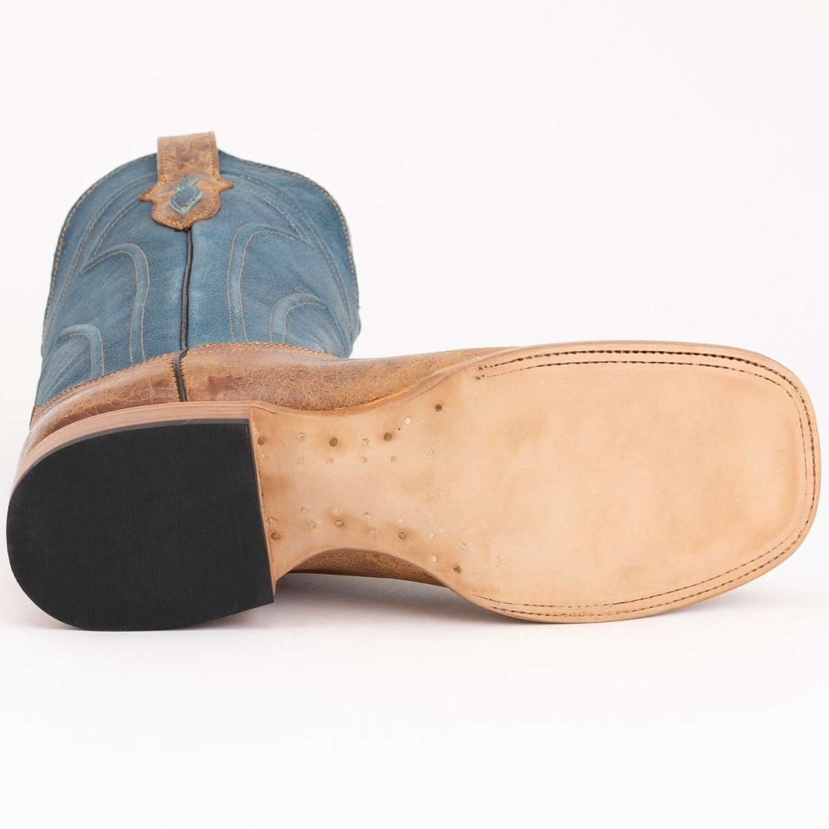 Ferrini Men's Maddox Leather Boots Handcrafted - Antique Saddle - Ferrini Boots