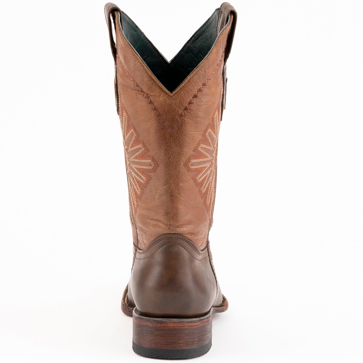 Ferrini Men's Santa Fe Leather Boots Handcrafted - Chocolate - Ferrini Boots