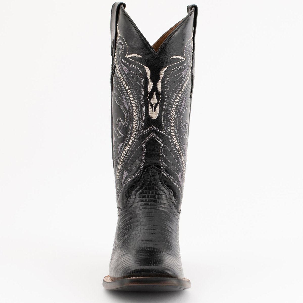 Ferrini Men's Taylor Lizard Square Toe Handcrafted - Black 1119304 - Ferrini Boots