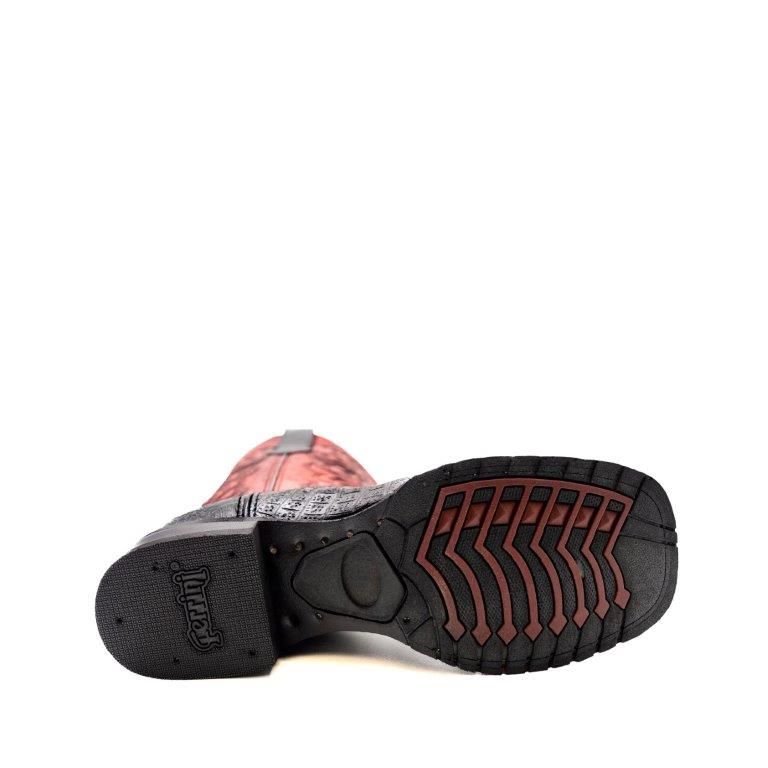 Ferrini Stampede Men's Print Crocodile Boots Handcrafted Black 40493-04 - Ferrini Boots