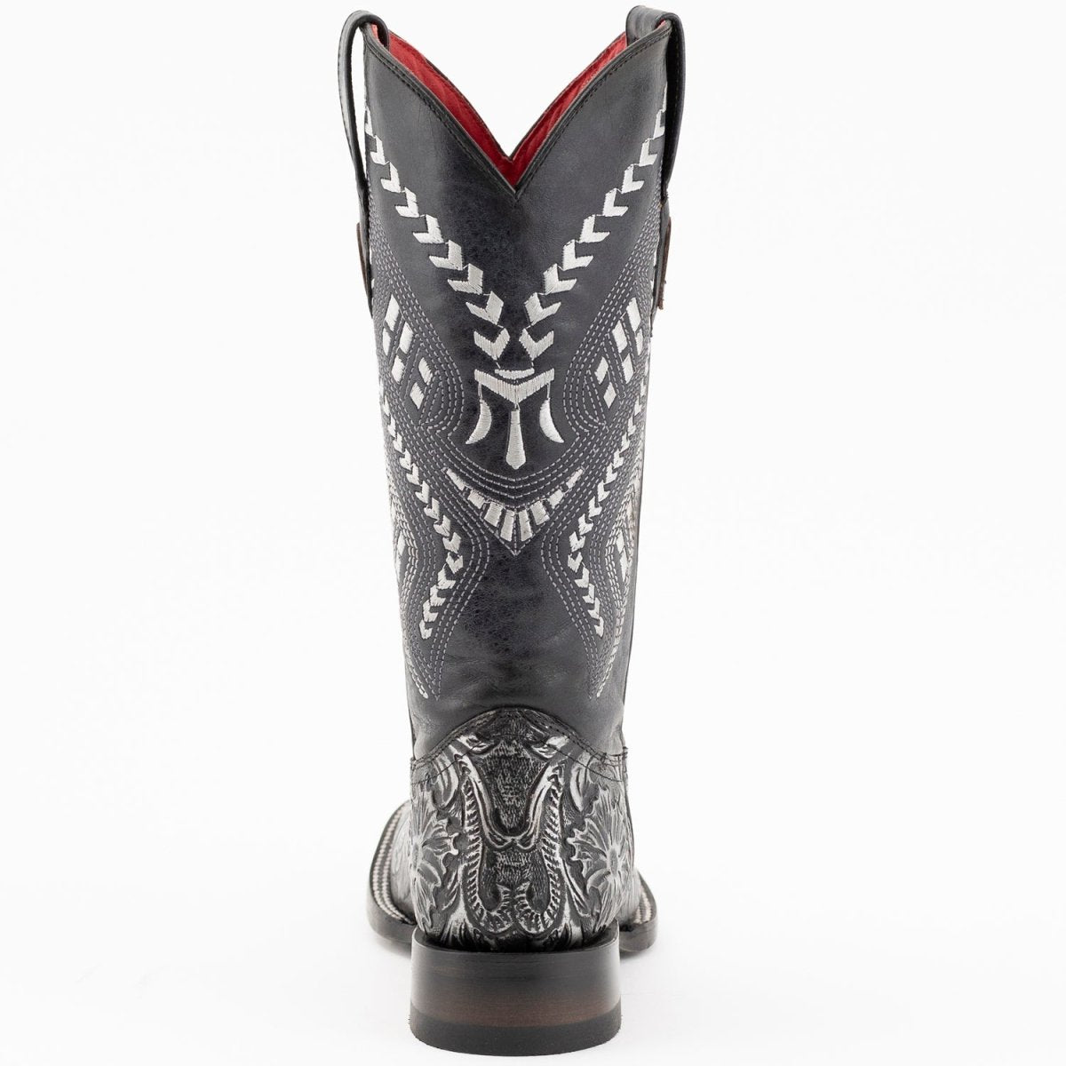 Ferrini Women's Cleopatra Square Toe Boots Handcrafted - Silver - Ferrini Boots