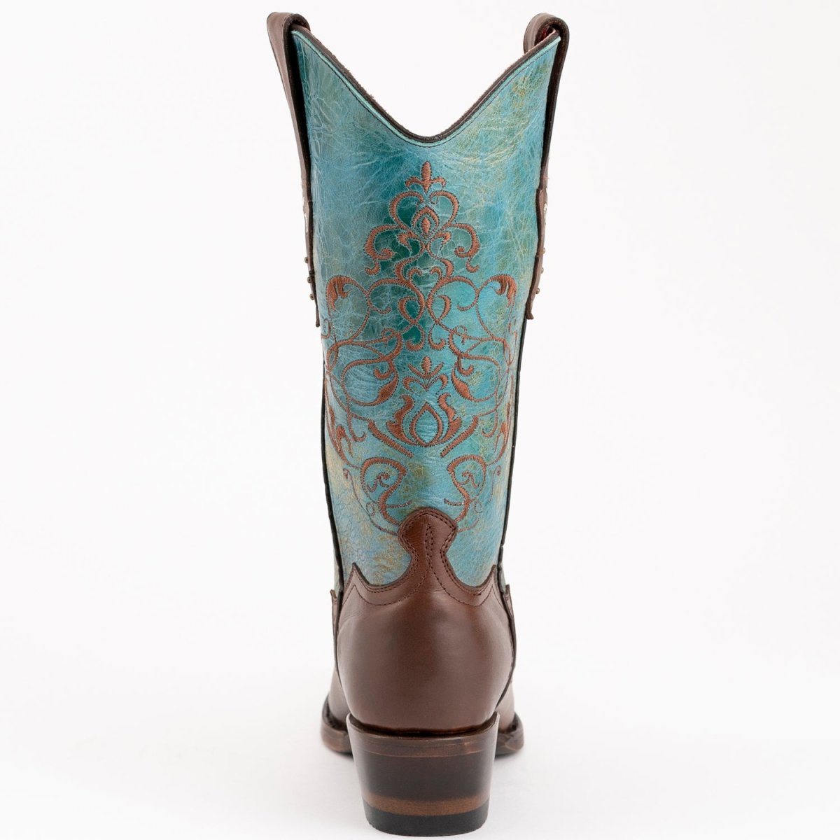 Ferrini Women's Duchess Snip Toe Boots Handcrafted - Kango Brown - Ferrini Boots