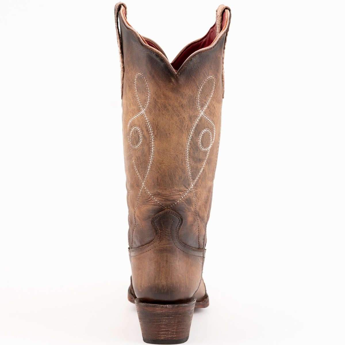 Ferrini Women's Madison Snip Toe Boots Handcrafted - Brown - Ferrini Boots