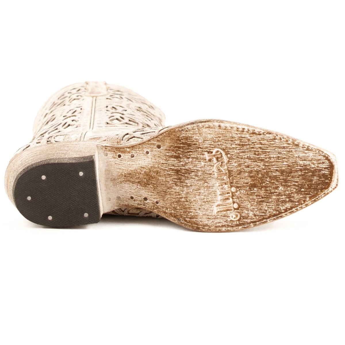 Ferrini Women's Mandala Snip Toe Boots Handcrafted - Shaby Chic Brown - Ferrini Boots