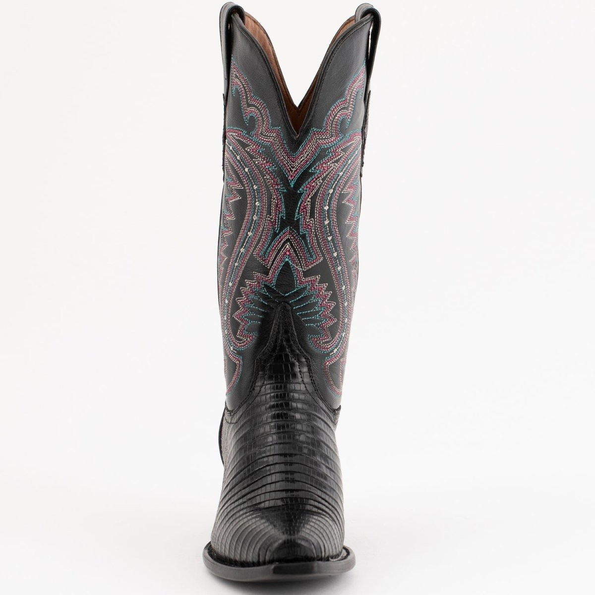 Ferrini Women's Taylor Snip Toe Genuine Lizard Boots - Black - Ferrini Boots