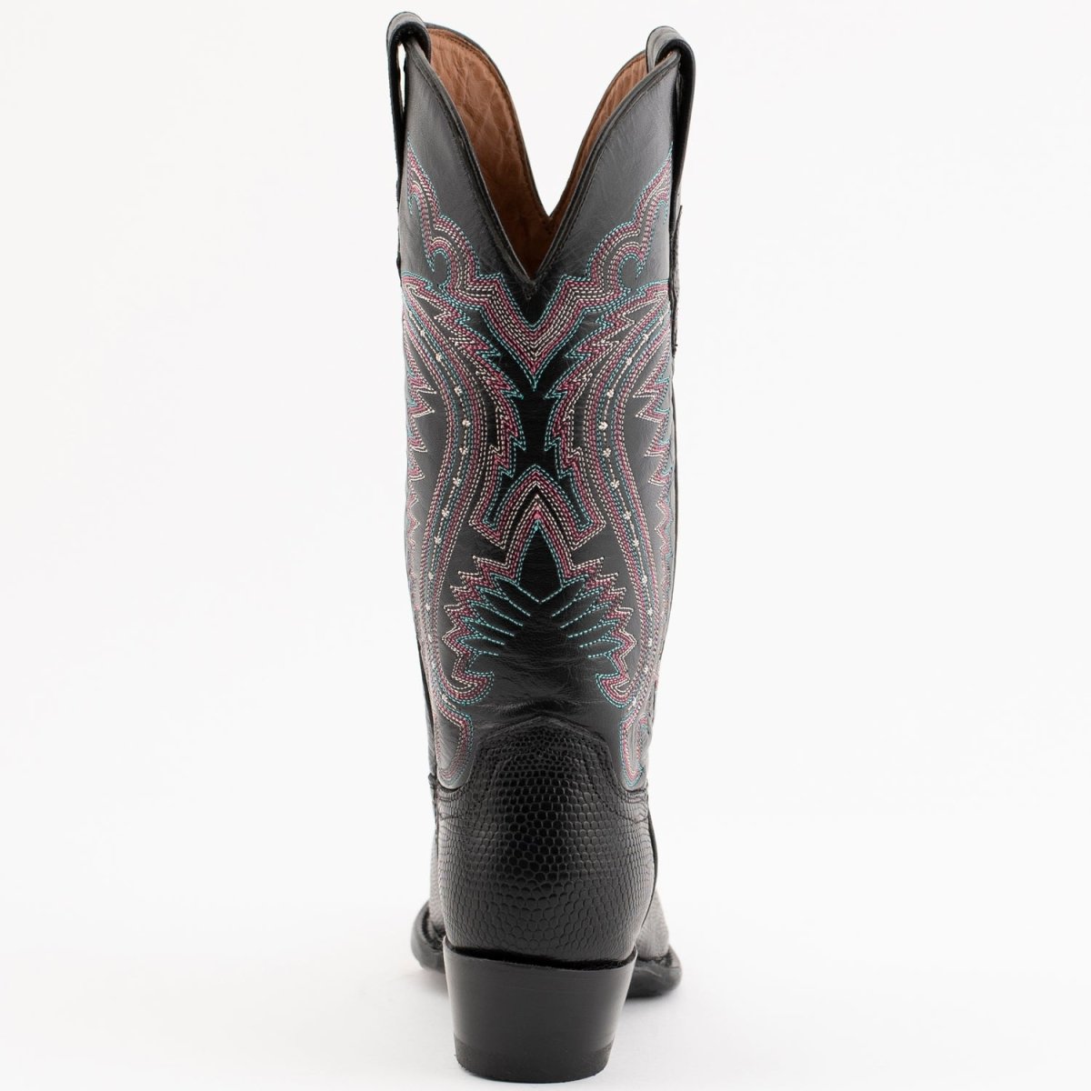 Ferrini Women's Taylor Snip Toe Genuine Lizard Boots - Black - Ferrini Boots