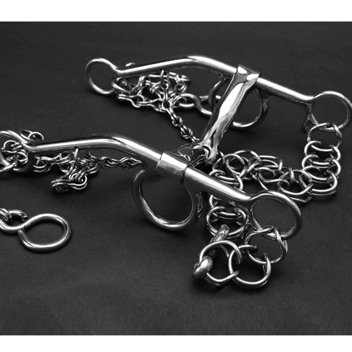 Freno Fino para Caballo de Acero Inoxidable con Barril de Cobre IMP-51219 - ImporMexico