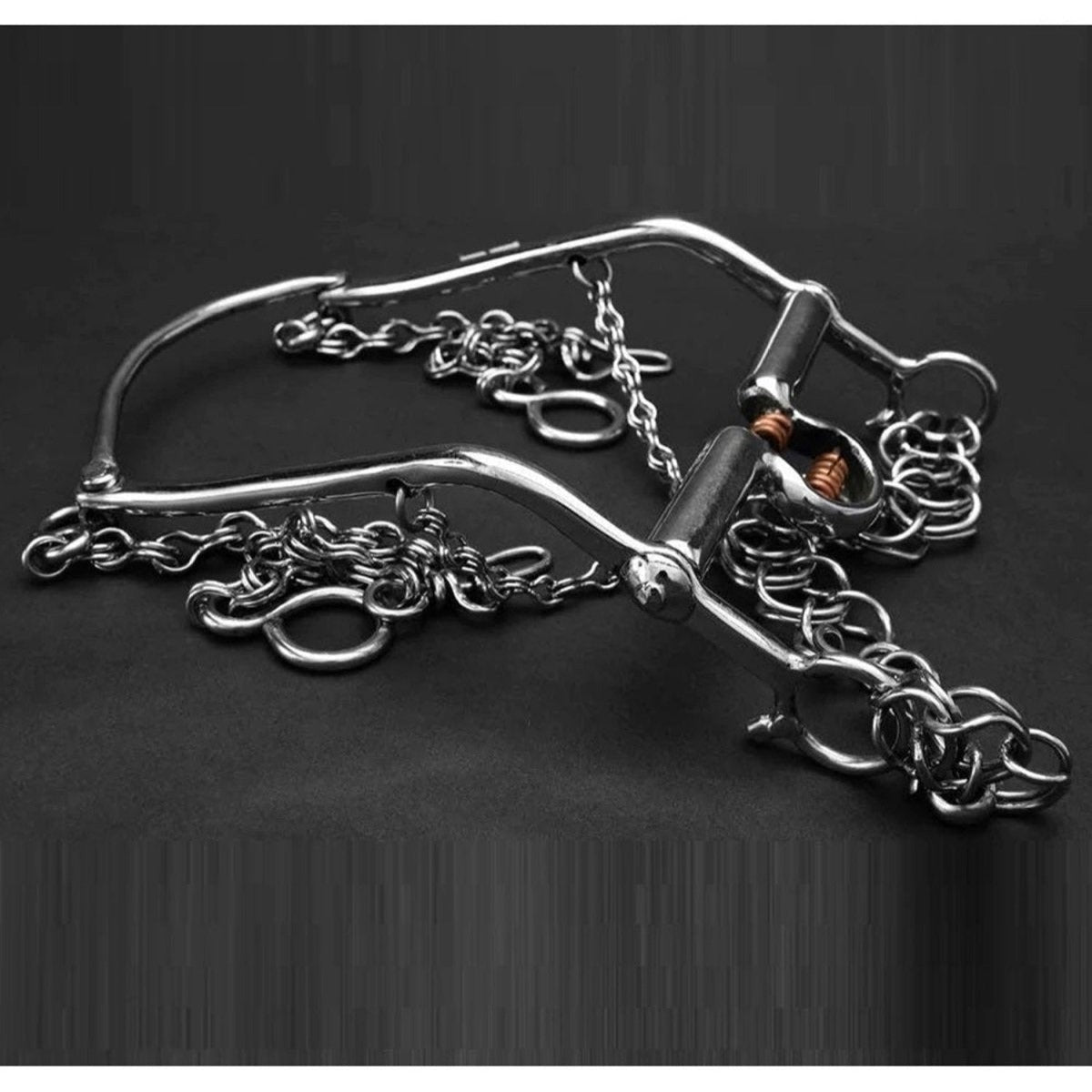 Freno Fino para Caballo de Acero Inoxidable con Barril de Cobre IMP-51220 - ImporMexico