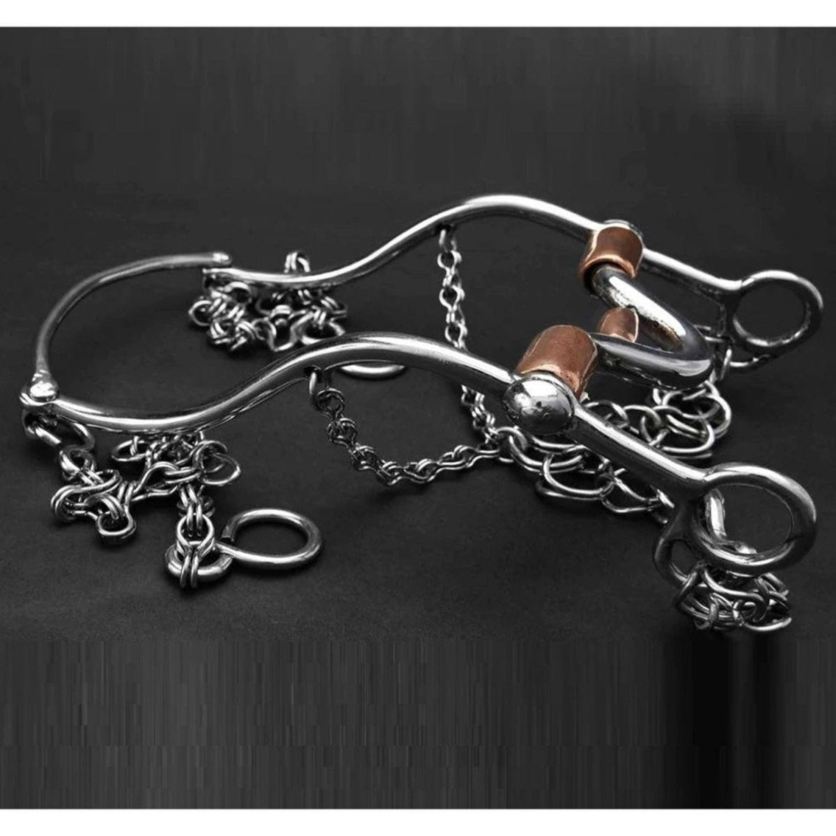 Freno Fino para Caballo de Acero Inoxidable con Barril de Cobre IMP-51224 - ImporMexico