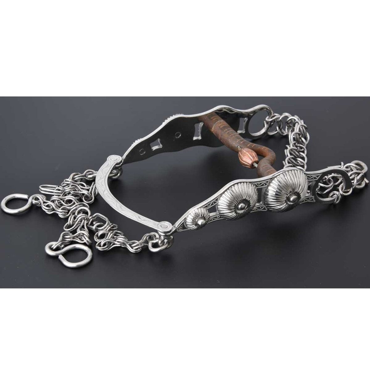 Freno Fino para Caballo de Acero Inoxidable WD-1188 - White Diamonds Boots