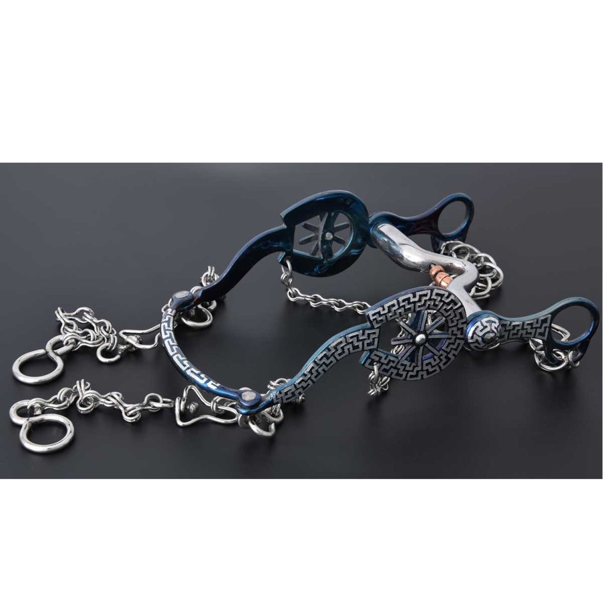 Freno Fino para Caballo de Acero Inoxidable WD-1191 - White Diamonds Boots