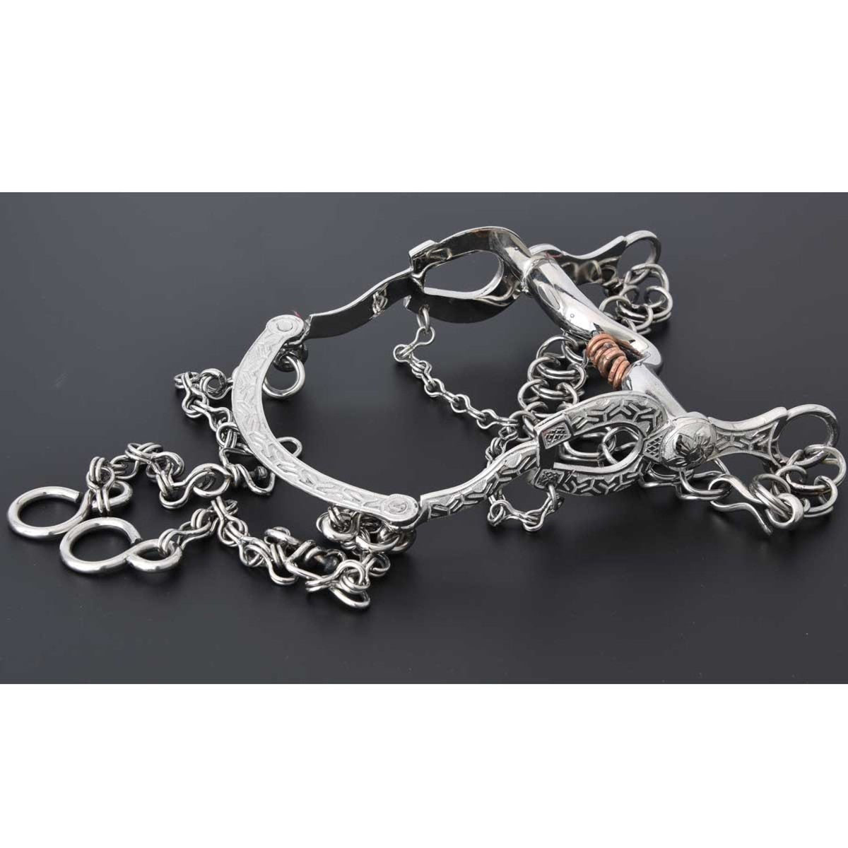 Freno Fino para Caballo de Acero Inoxidable WD-1192 - White Diamonds Boots