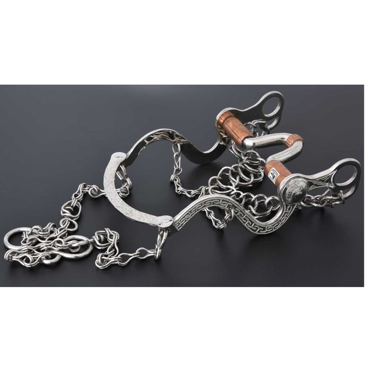 Freno Fino para Caballo de Acero Inoxidable WD-1194 - White Diamonds Boots