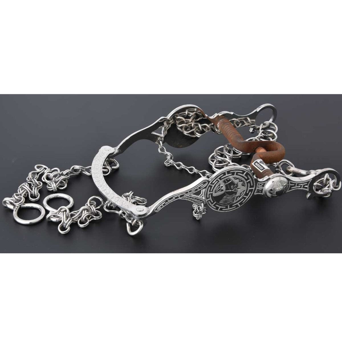 Freno Fino para Caballo de Acero Inoxidable WD-1196 - White Diamonds Boots