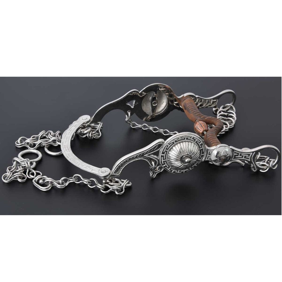 Freno Fino para Caballo de Acero Inoxidable WD-1197 - White Diamonds Boots