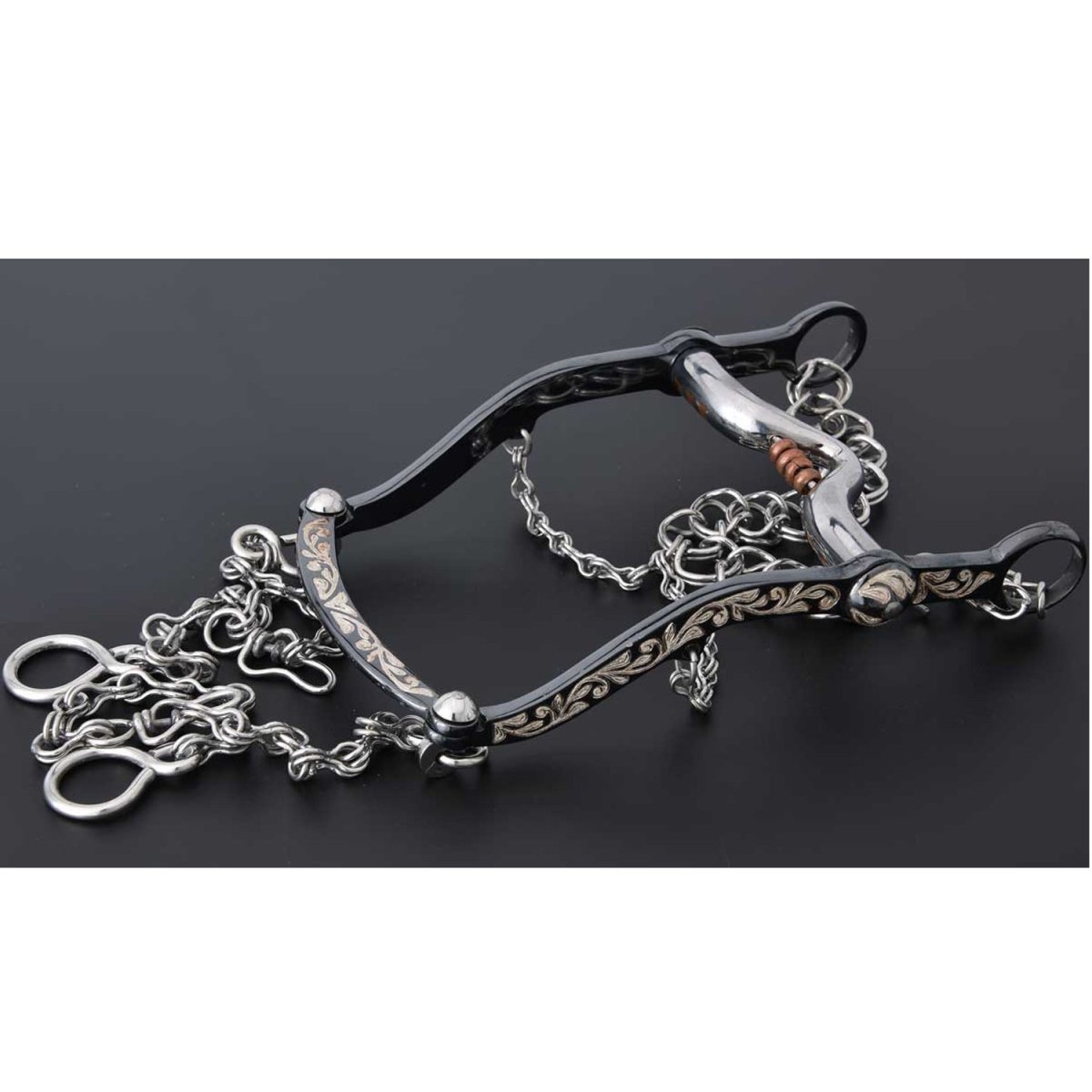 Freno Fino para Caballo Estilo Antiguo de Plata WD-1184 - White Diamonds Boots