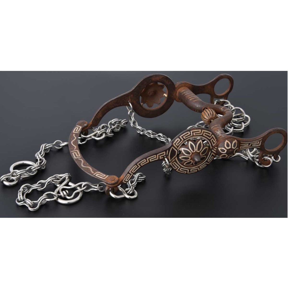 Freno Fino para Caballo Estilo Antiguo WD-1182 - White Diamonds Boots