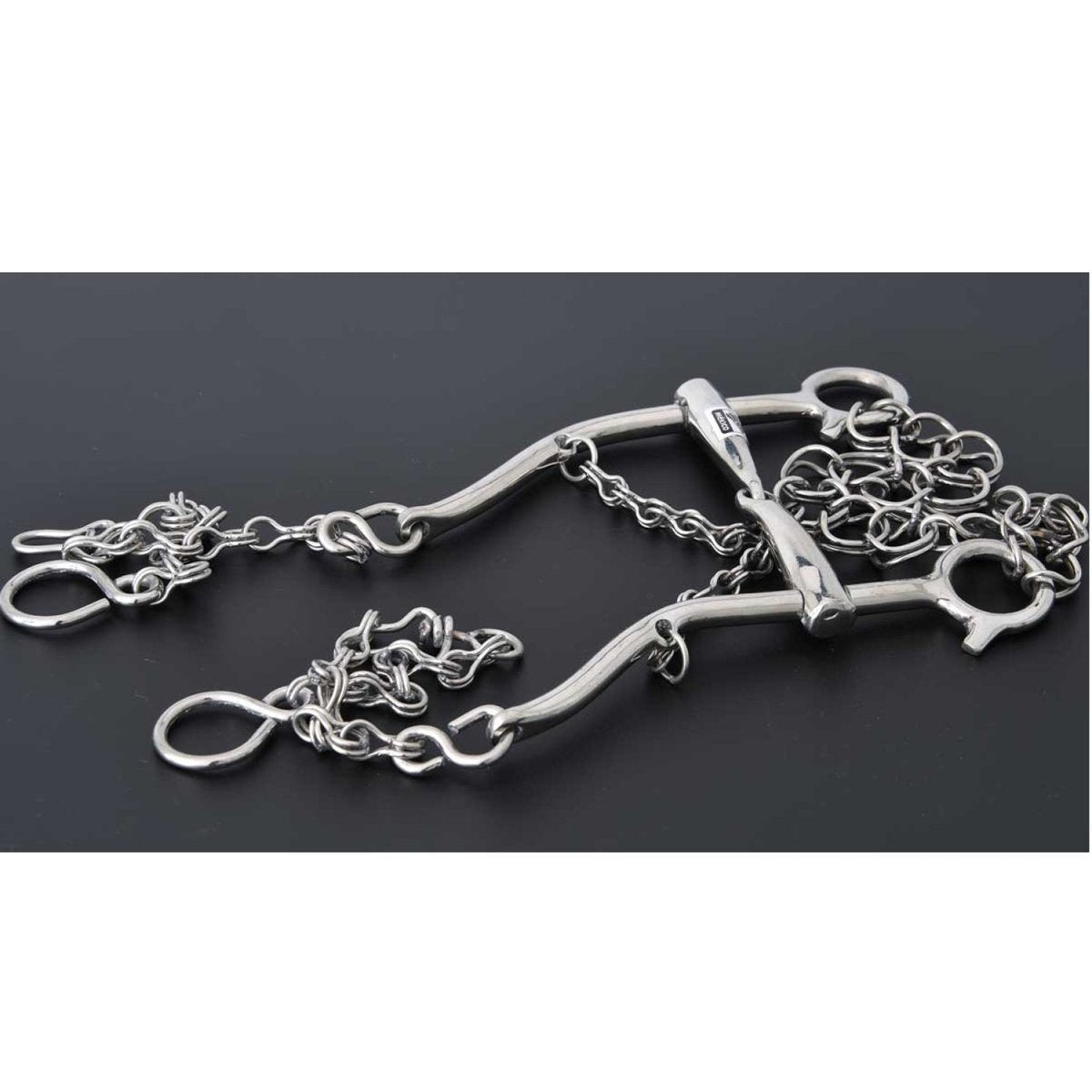 Freno Quebrado para Caballo de Acero Inoxidable WD-1211 - White Diamonds Boots