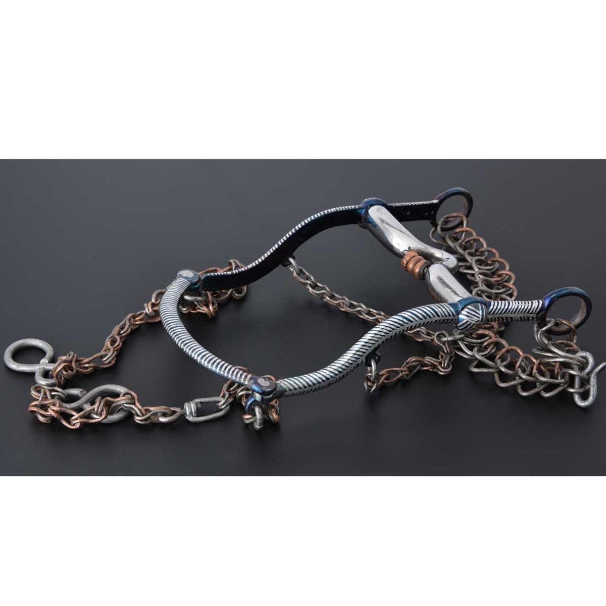 Freno Regular para Caballo de Pavon Azul WD-1206 - White Diamonds Boots