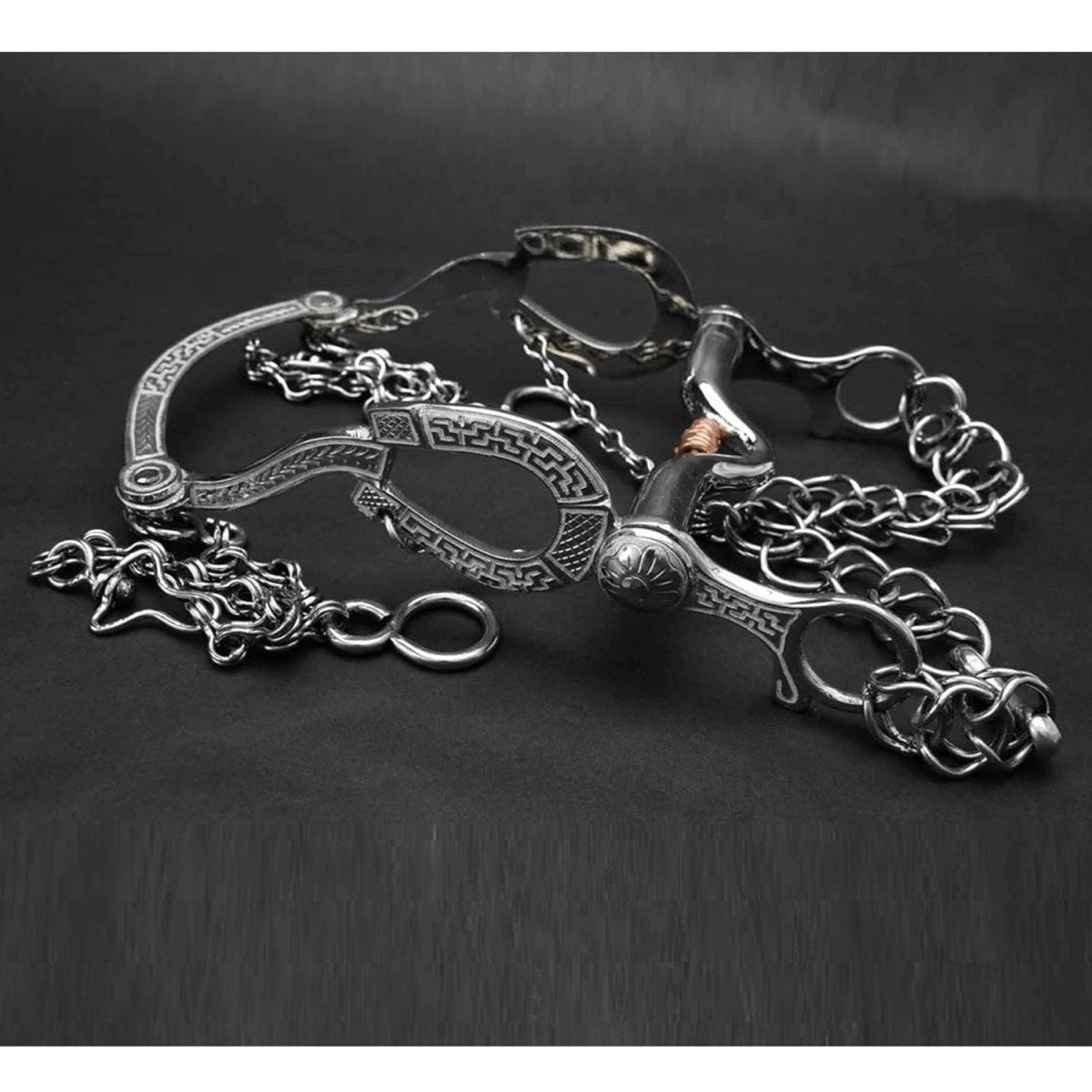 Frenos Finos para Caballo de Acero Inoxidable imp-51116 - Impormexico