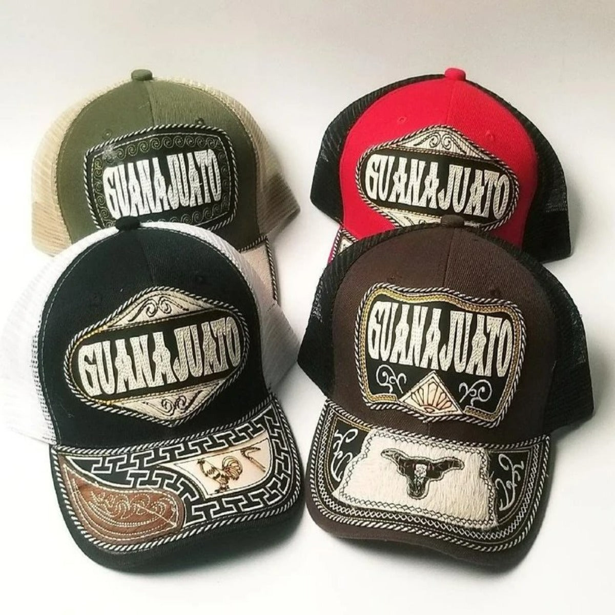 Gorra Artesanal con Bordado del Estado de Guanajuato - ImporMexico