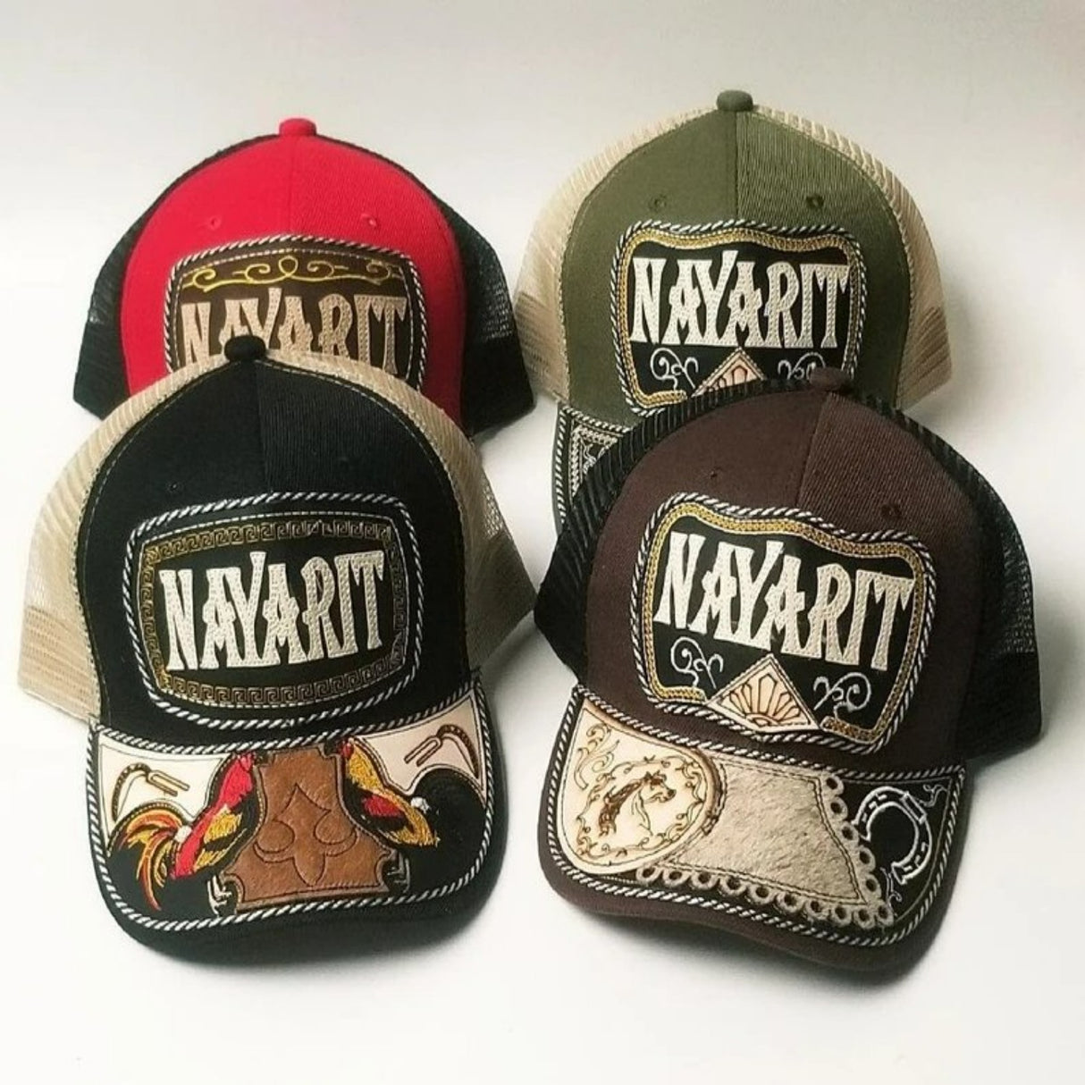 Gorra Artesanal con Bordado del Estado de Nayarit - ImporMexico