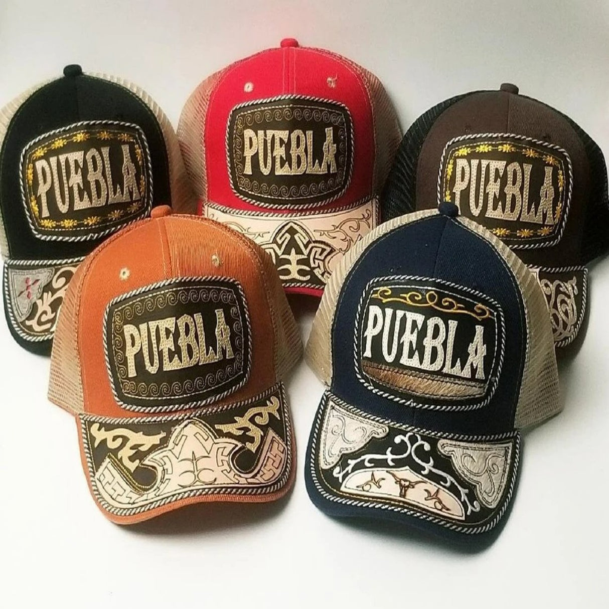 Gorra Artesanal con Bordado del Estado de Puebla - ImporMexico