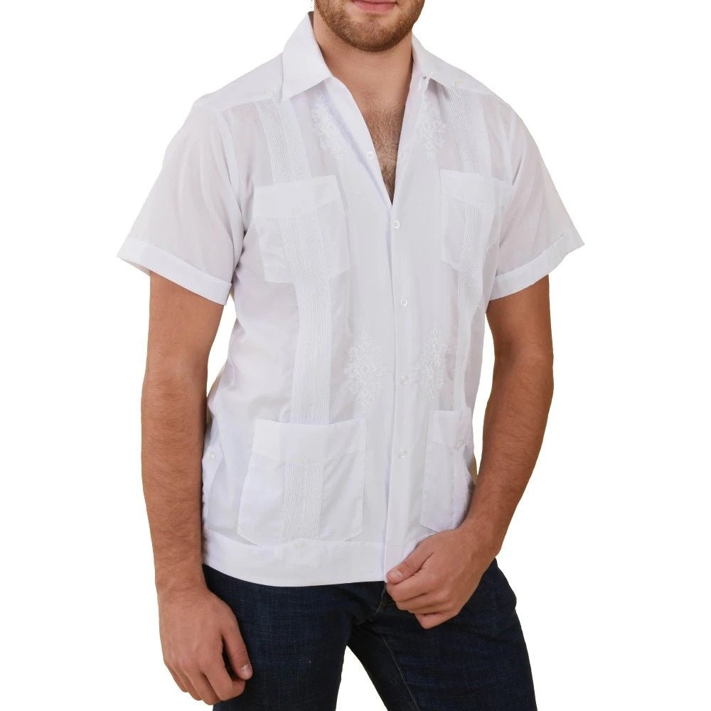 Guayabera Yucateca para Hombre Blanca IMP-78112 - Impormexico