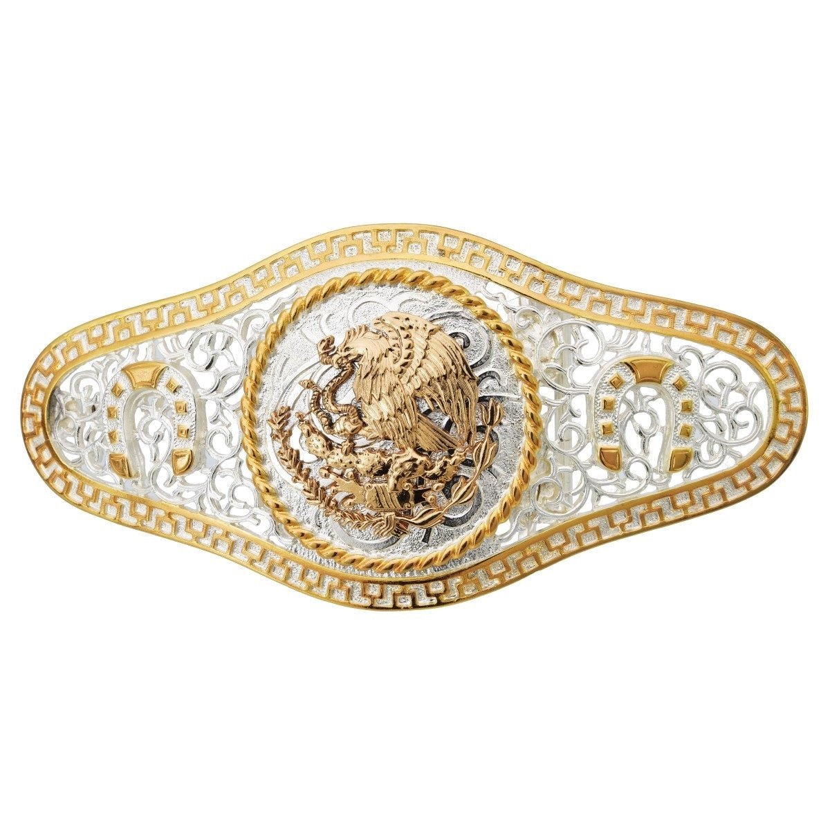 Hebilla Charra de Aguila Dorada WD1307 - White Diamonds