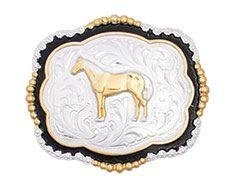 Hebilla de Caballo Completo de Alpaca Fina Stone Hats - Tombstone