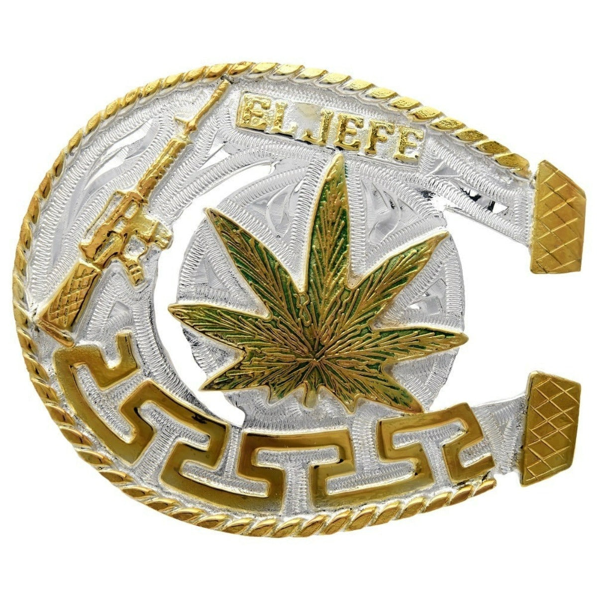 Hebilla de Herradura de Alpaca Fina IMP-23110 - Impormexico