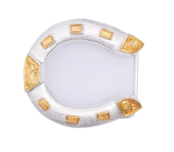 Hebilla de Herradura de Alpaca Fina Stone Hats - Tombstone