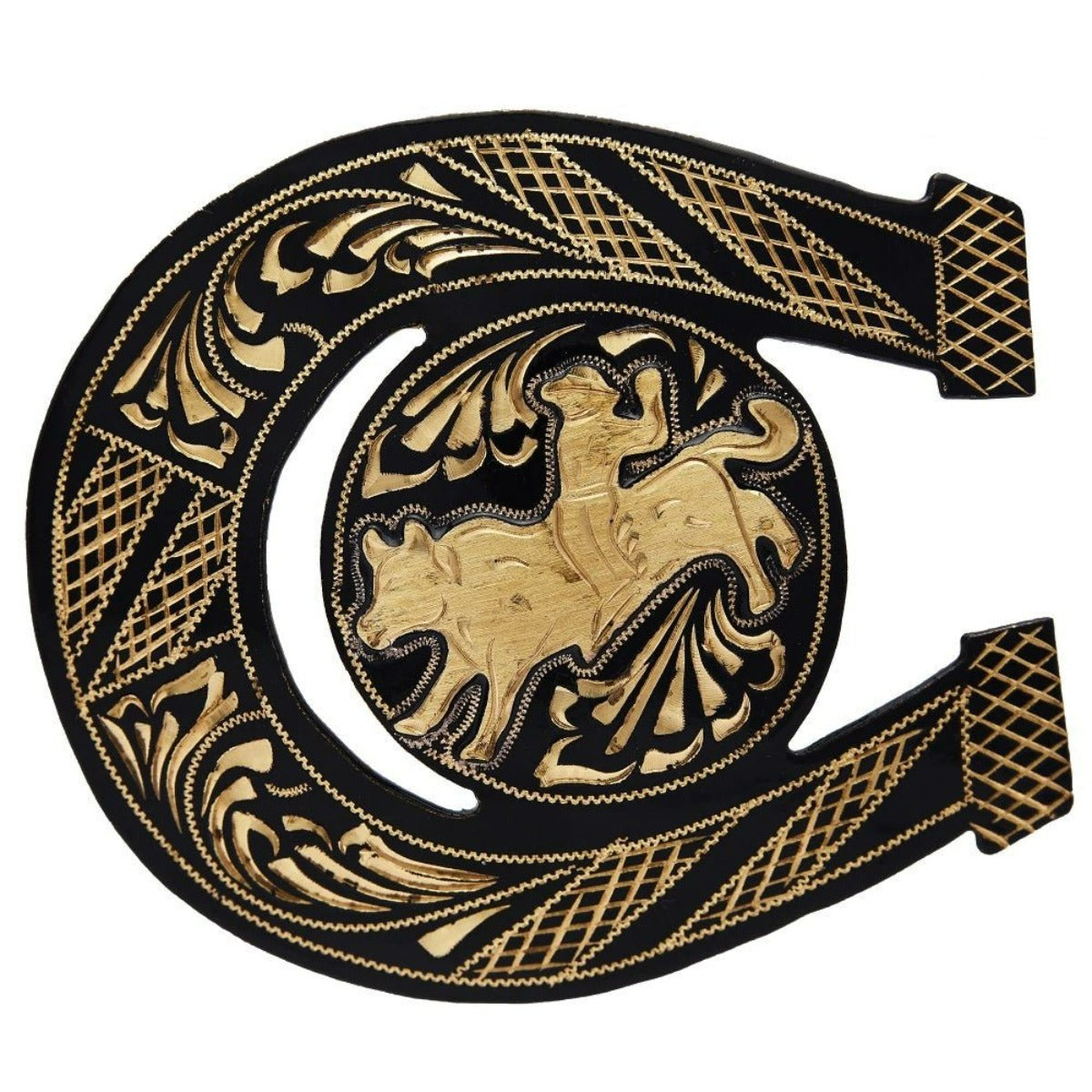 Hebilla Vaquera con Monta de Toto de Alpaca Fina IMP-23313 - Impormexico