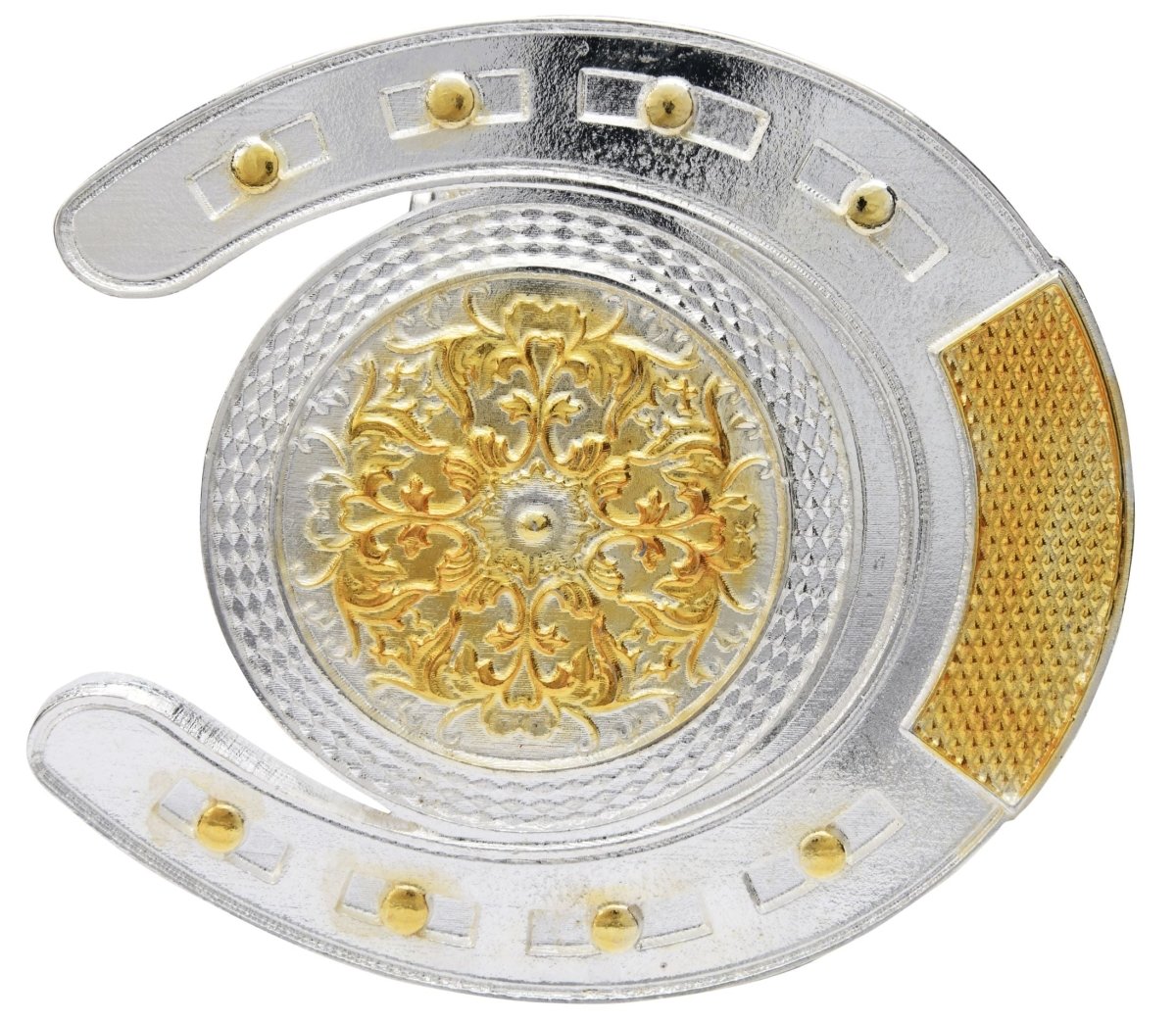 Hebilla Vaquera para Cinto con Herradura WD-1380 - White Diamonds Boots