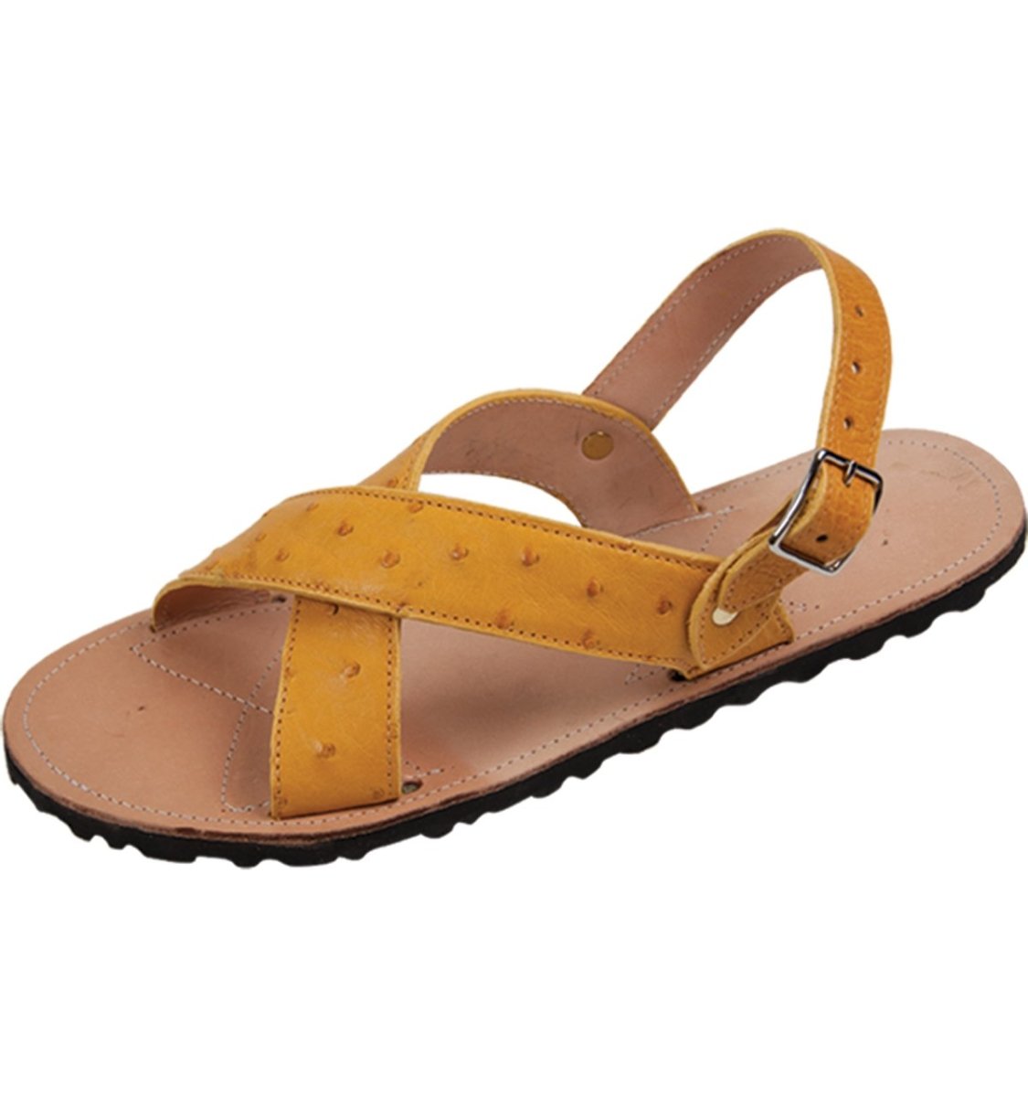 Huarache Avestruz Original Mantequilla - caballobronco.com