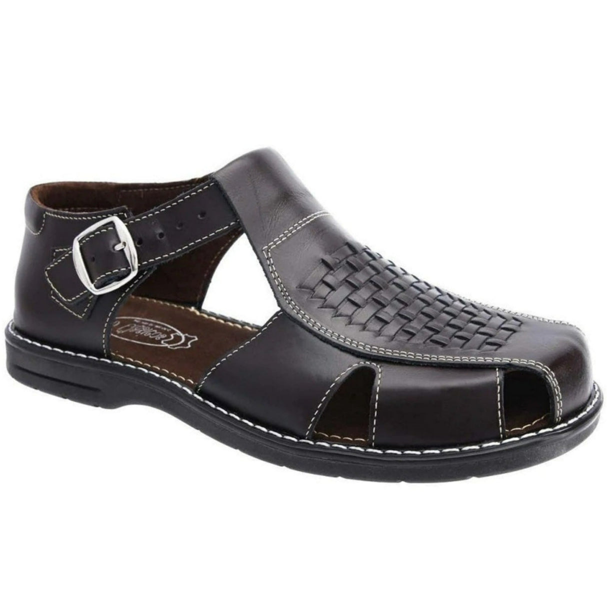 Huarache de Cuero Artesanal de Vestir Fino imp-31271 - Impor Mexico