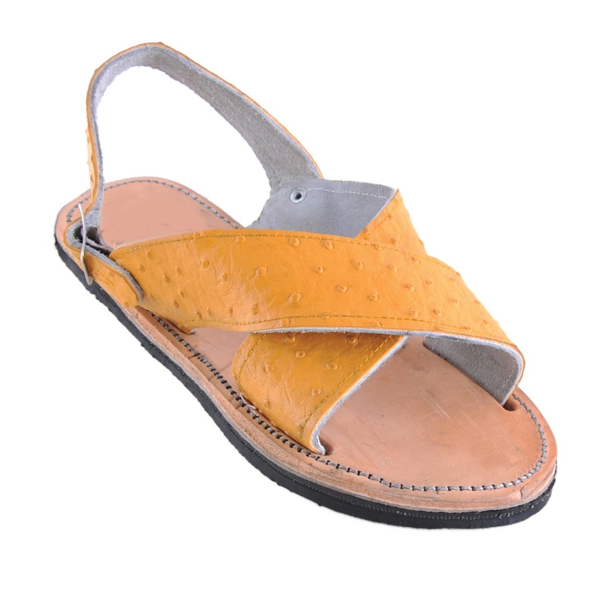 Huarache Grabado Avestruz imp-33301 - White Diamonds