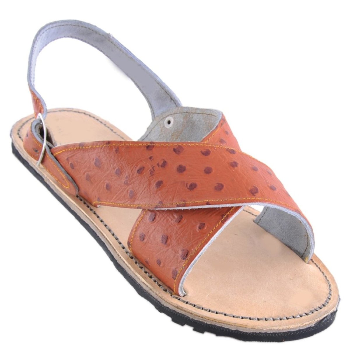 Huarache Imitacion Avestruz imp-33302 - White Diamonds