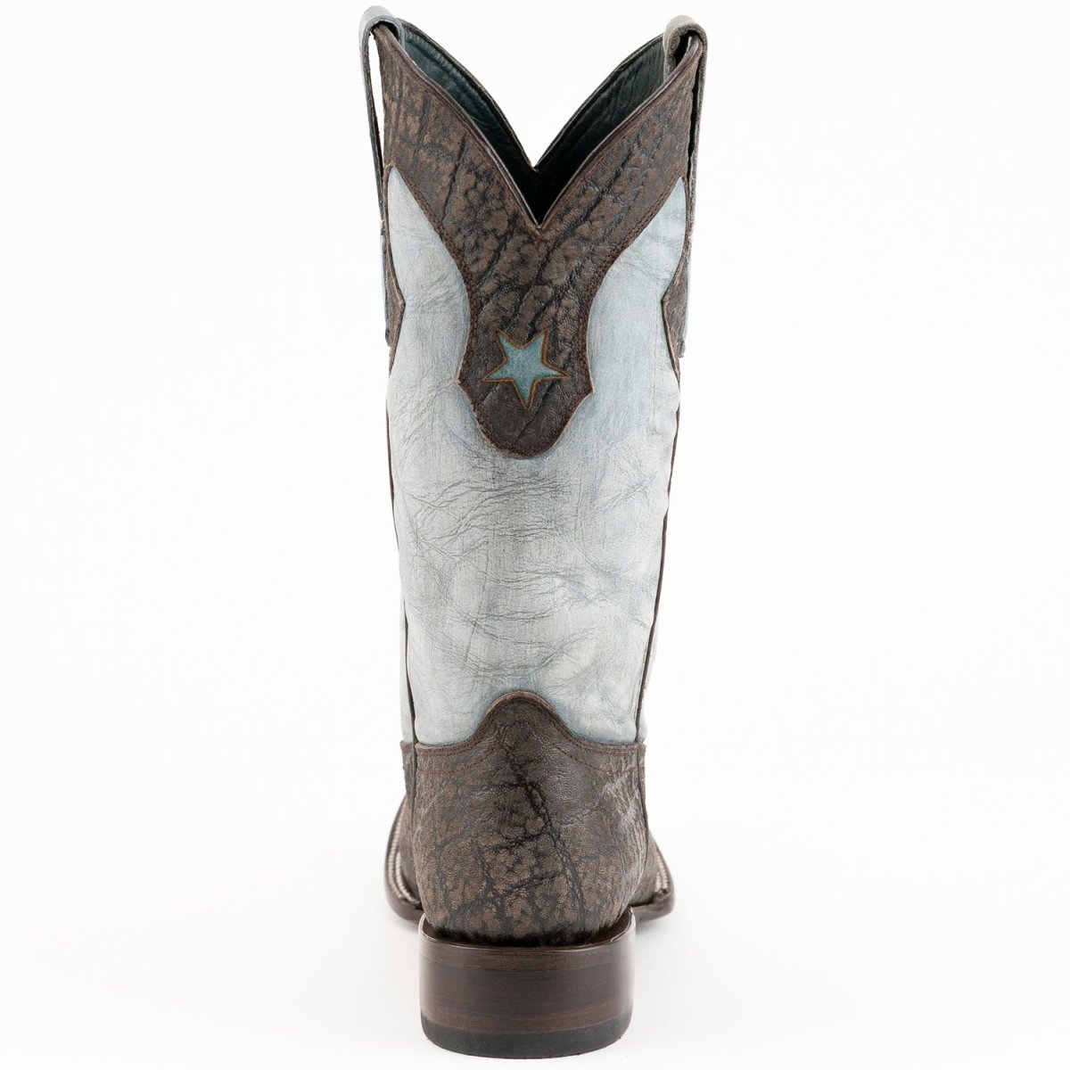Men's Ferrini Acero Elephant Print Boots Handcrafted Black - Ferrini Boots