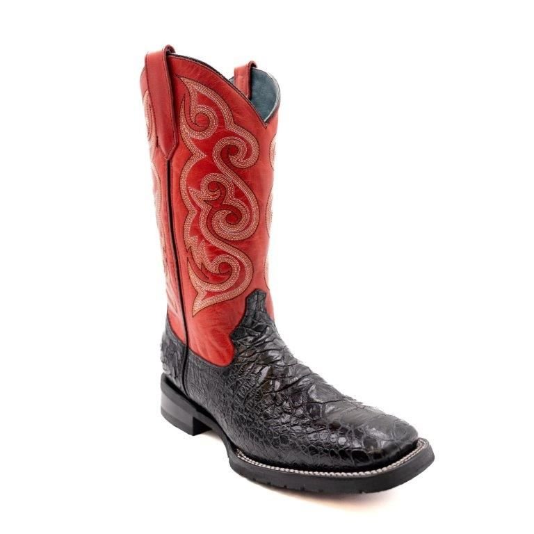Men's Ferrini Kai Sea Turtle Print Boots Handcrafted Black 42593-04 - Ferrini Boots