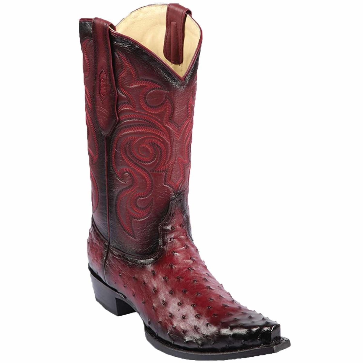 Botas de Avestruz Original Punta Recortada WW-2940306