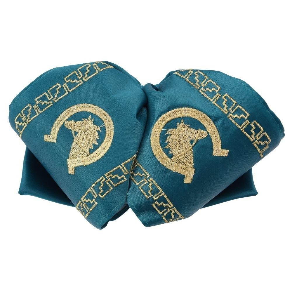 Moño Charro Bordado Color Verde con Hilo dorado imp-72537 - Impormexico