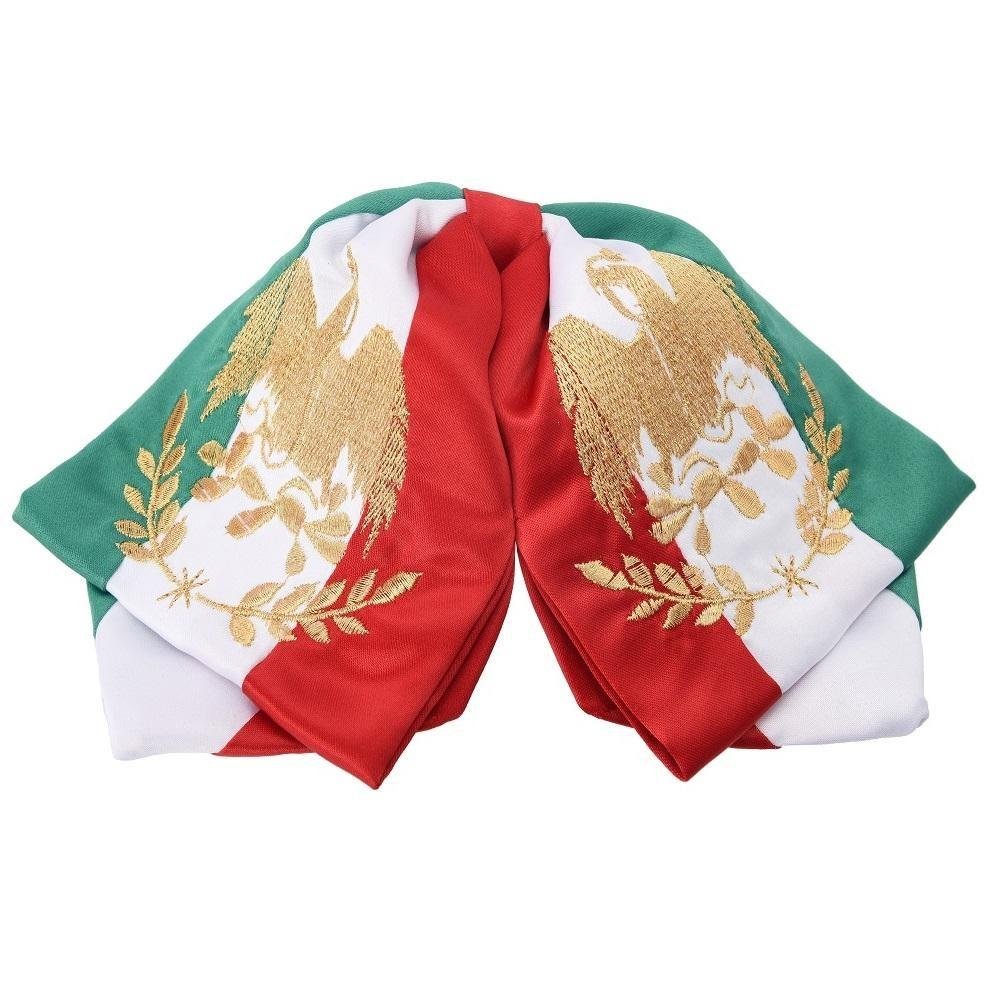 Moño Charro Bordado Tricolor con Aguila en Oro imp-72501 - Impormexico