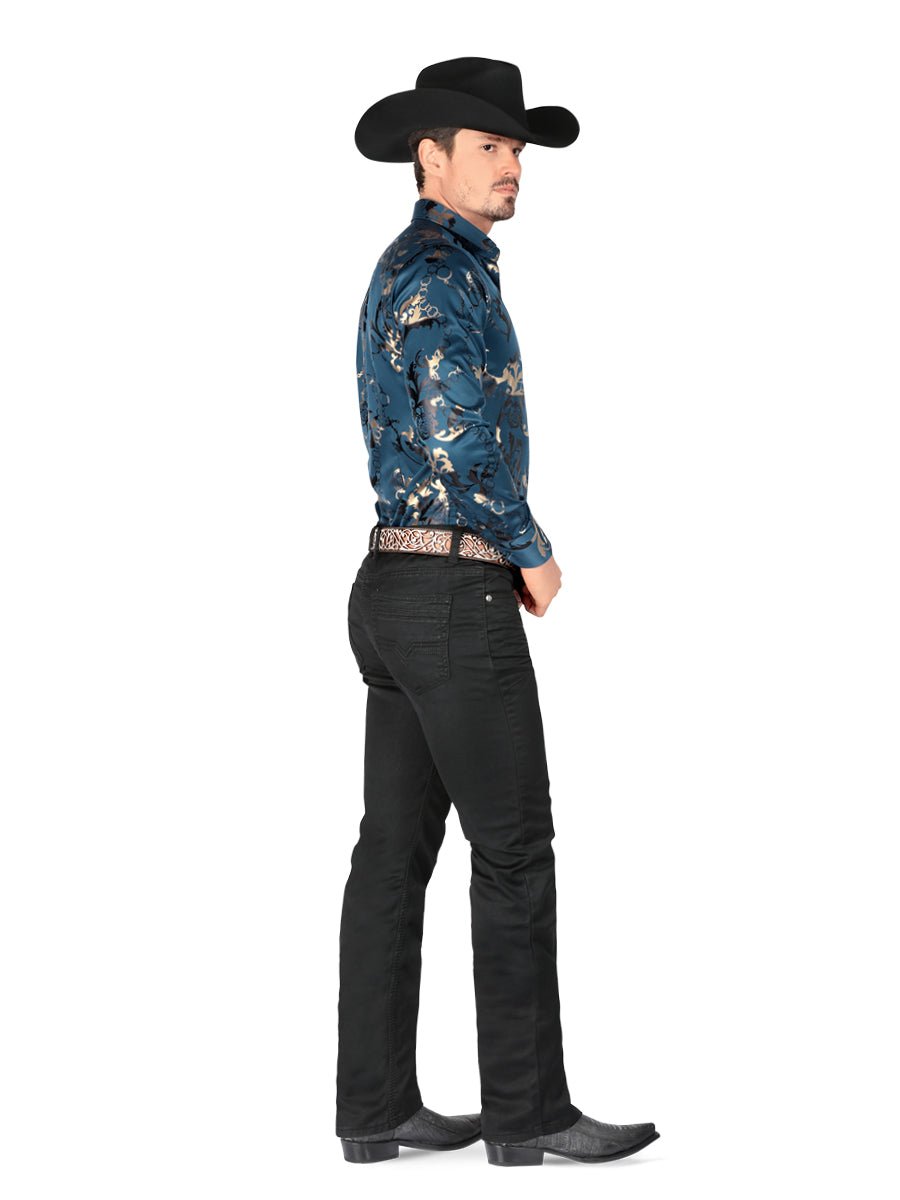 Pantalón Vaquero Liso Color Negro Centenario MON-5601 - El General