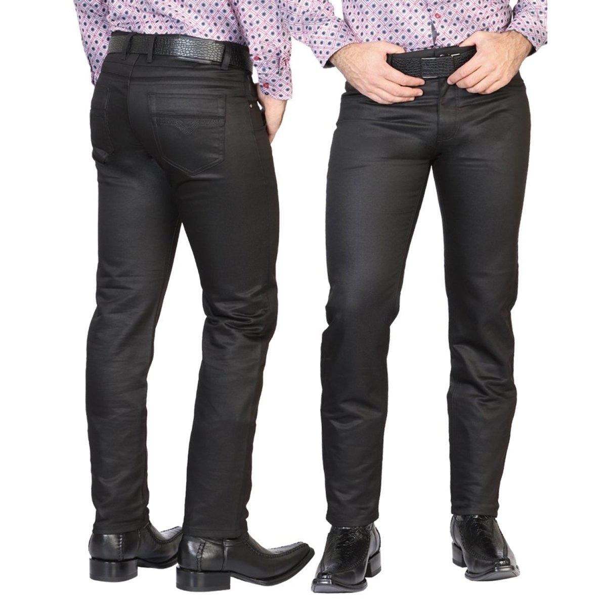 Pantalón Vaquero Liso Color Negro Centenario MON-5601 - El General